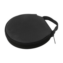 20 Capacity DVD Storage Wallet Case - Heavy Duty DVD Organizer with Security Zipper, Black DVD Storage Solution
