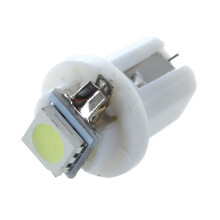 10x T5/B8.5d 5050 SMD LED Sockel Innenraumbeleuchtung Tachobeleuchtung Tacho Weiss