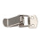 Tono argento metallo toggle Draw Fermo Fermo Loop Diritto 1.6 " 1