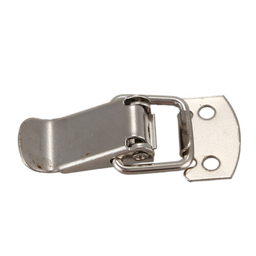 Silver Tone Metal Toggle Draw  Straight Loop Catch 1.6"