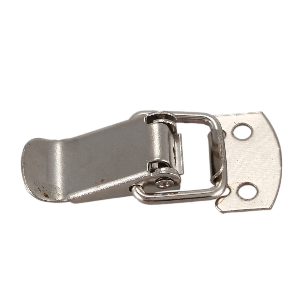 Silver Tone Metal Toggle Draw Straight Loop Catch 1.6" 4713075497410