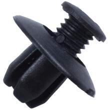 30x 8mm Auto Clips Fit For Front Push-Type Retainer Clips Black