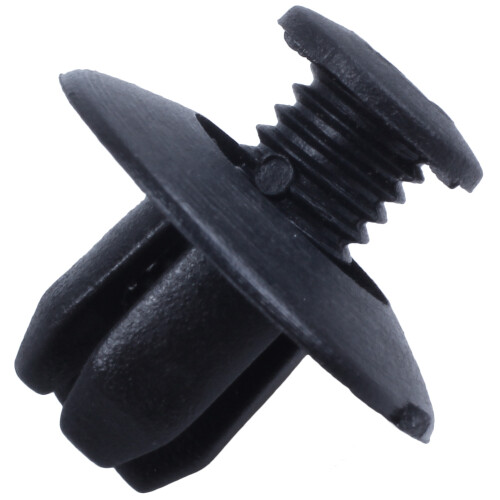 30x 8mm Auto  Clips Fit For   Front Push-Type Retainer Clips Black