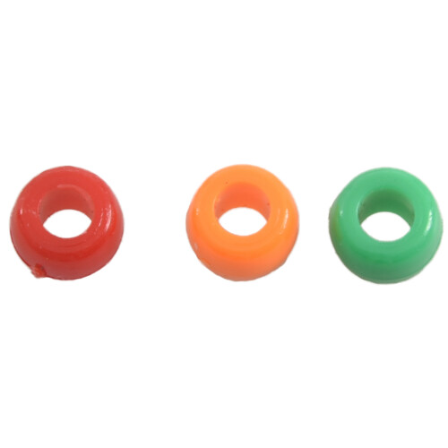 600 Pcs Mixed Plastic  Beads 9mm x 6mm(3/8" x 2/8")