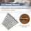 10 Pcs 5mm  Nose 3mm Shank Diamond Mounted Point Grinding Bits 2
