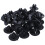 30x 8mm Auto  Clips Fit For   Front Push-Type Retainer Clips Black 5