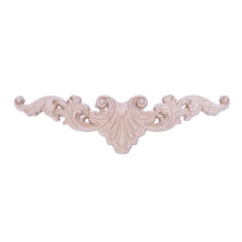 Legna Scolpito Angolo Intarsio Applique Frame Decor   Non Dipinto Tipo: 20 x 5cm