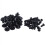 30x 8mm Auto  Clips Fit For   Front Push-Type Retainer Clips Black 3