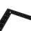 Teacher 0-30cm 0-20cm Measuring Range L Shaped Design Square Ruler Black 5