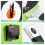 Frying Pan Clock with Fried Egg - Novelty Hanging Kitchen Cafe Wall Clock Kitchen - Green 6