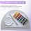 5Pcs Plastic Nail Art Paint Color Mixing Palette Plate Disk Essential Tool 3