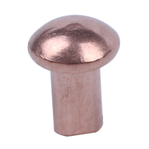 200 Pcs 5/64 x 1/8 inch Round  Copper Solid Rivets Fasteners 2
