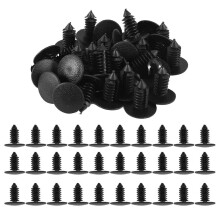 30Pcs 9Mm X 8Mm Loch-Plastikauto-Schutzblech-Tannenbaum Befestigt Niet-Halter