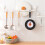 Frying Pan Clock with Fried Egg - Novelty Hanging Kitchen Cafe Wall Clock Kitchen - Green 4