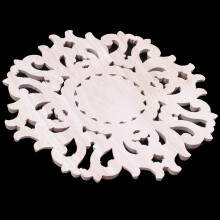 Viele Holz Geschnitzt Lange Onlay Applique Unbemalte BlumenwäNde SchräNke TüR Dekor Typ: 15Cm Typ A