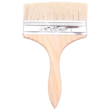 220 x 135mm Wide Bristle Hair Wooden Handle Paint Brush Wall Painting Tool