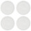 4 Pack Big Diy Round Coaster Silicone Mold, Diamet 1
