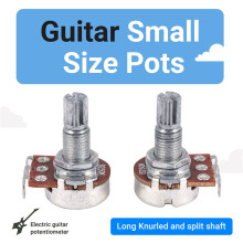 Guitar Small Size Pots B250K Potentiometers For Guitar Bass Parts (Pack Of 10)