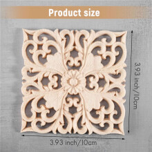 Wooden Fornitura Decalcomania Applique Stile Europeo Applique In Vero Legno Intaglio E Vendita Al Dettaglio