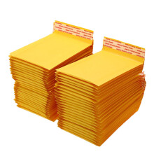 100Pc / Lot Verdicktes Kraftpapier LuftpolsterumschläGe Taschen Mailer Gepolsterter Versandumschlag mit Luftpolstertasche Business Supplies-15X18Cm