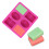 Silicone Soap Mold for Soap Making 3D 6 Forms Oval Rectangle Soap Mould Handmade  Flowers Bathroom Kitchen Soap Mold 2