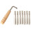 7Pcs Tuning Pins with L-Shape Tuning Wrench for Lyre Harp Strings and Other Primitive Stringed Instruments 1