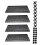 Aquarium Teiler Tablett Kunststoffnetz Aquarium Eierbox Licht Diffusor, Aquarium Teiler Filter Boden Isolation 1