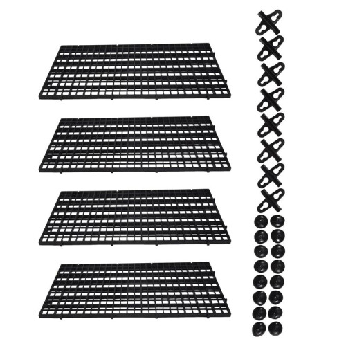 Aquarium Teiler Tablett Kunststoffnetz Aquarium Eierbox Licht Diffusor, Aquarium Teiler Filter Boden Isolation