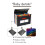 Expanding File Folder 12 Pockets File Organizer Filing Box,A4 Accordion Bill/Document/Receipt Folders with Colored Tabs 6