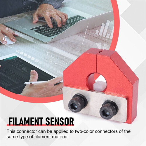 Filament  Connector Broken 3D Filament Connector 3D Printer Accessories for Filament 1.75mm Filament Sensor 2