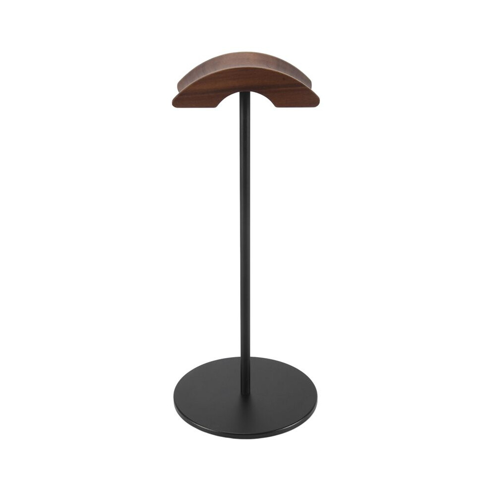 Headphone Stand, Headset Holder Made Of Walnut Wood & Aluminium, Natural Walnut Gaming Headphone Holder With Heavy Base Dark 6033461038217
