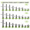 1260PCS Metric Bolt Assortment M2 M4, 21 Sizes Screws Nuts and Hex Socket  Cap Machine Kit Black 6