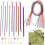 Tunisian Crochet Hooks Set 2-8 Mm Aluminum Afghan 8