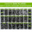 1260PCS Metric Bolt Assortment M2 M4, 21 Sizes Screws Nuts and Hex Socket  Cap Machine Kit Black 5