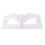 4 in 1 Tshirt-Ruler Guide for Vinyl Alignment for Measuring Tool Sewing Tool Calibration Tool Transparent Ruler 5