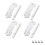 4 Pack Window Sash Locks, Window Latches Replacement Sash Locks White Fits Horizontal Sliding Window 1