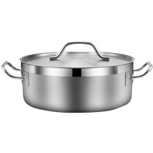 Roestvrijstalen Hot Pot Pot met Deksel, Huishoudelijke Dikke Soeppan Speciale Hot Pot Pot voor Inductiekookplaat