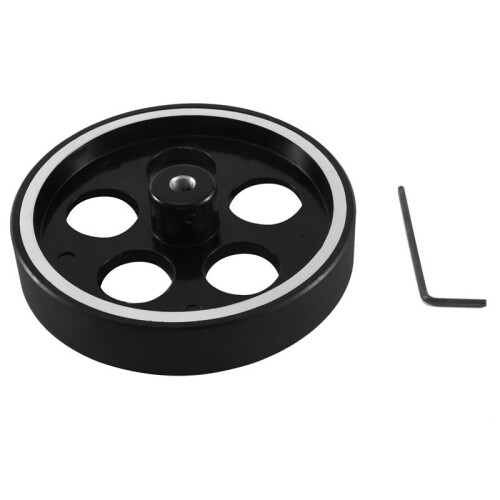 300mmX6mmX18mm Industrial Aluminum Rubber Measuring Encoder Meter Wheel for Industrial Encoder Encoder 1