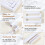 Square Embroidery Hoop Frames White Rectangular Hoop Embroidery Snap Frame DIY Sewing Tools for Quilting Silk-Painting 8