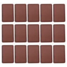90Pcs Laser Engraving Blanks, Blank Leather Patch for Hat, Wear-Resistant, Not Easy To Fade