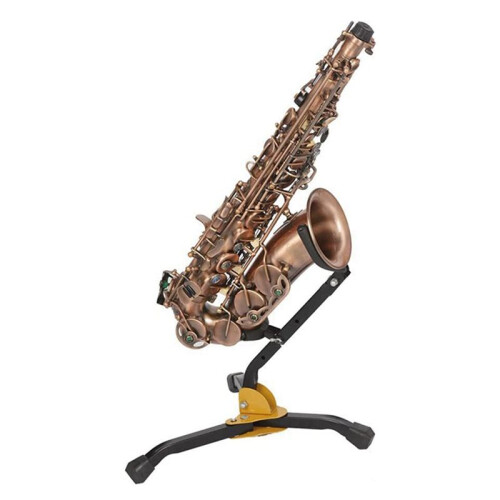 Saxophone Stand, Portable Folding Saxophone Stand - Adjustable Triangle Base, Musical Instrument Accessories 1