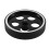 300mmX6mmX18mm Industrial Aluminum Rubber Measuring Encoder Meter Wheel for Industrial Encoder Encoder 5