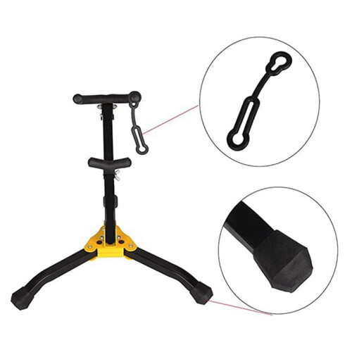 Saxophone Stand, Portable Folding Saxophone Stand - Adjustable Triangle Base, Musical Instrument Accessories 2