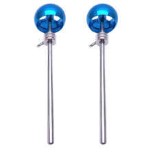 2Pcs Bass Drum Pedal Beater Aluminum Alloy Hammer Percussion Instrument Accessory Parts,