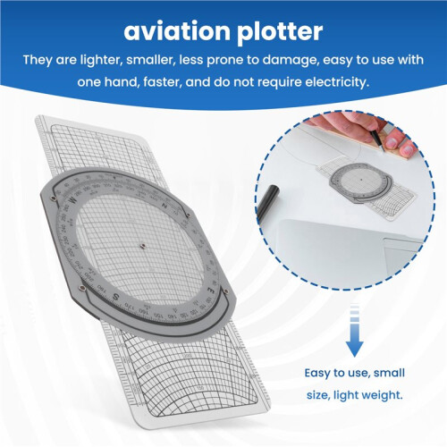 E6B Flight Computer Aviation Plotter Circular Slide Rule Used in Aviation Flight Training  Training, Internships 2
