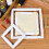 Square Embroidery Hoop Frames White Rectangular Hoop Embroidery Snap Frame DIY Sewing Tools for Quilting Silk-Painting 5