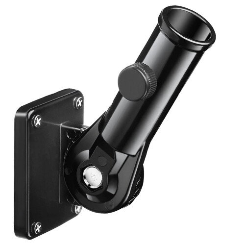 Flag Pole Holder Mounting Bracket Adjustable Flagpole Rod Hitch Bracket Multi-Position Flag Pole Mounting Bracket,Black 1