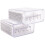 2 Pcs Carpenter Pencil Sharpener Long Point Manual Pencil Sharpener with Plastic Lid 4 Holes Handheld Pencil Sharpener 1