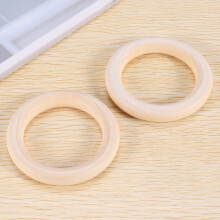 25 Pcs Natural Wood Rings 70mm Unfinished Macrame Wooden Ring Wood Circles for DIY  Ring Pendant Jewelry Making