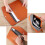PU Leather A4 File Folder Document Holder Waterproof Portfolio Envelope Folder Case with Snap Closure(Brown) 4
